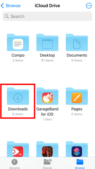 download folder